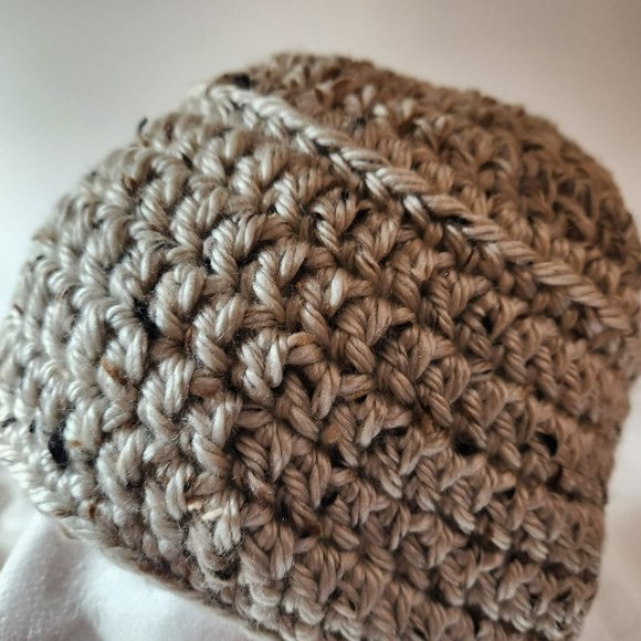 Beanie Winter Hat Aran Wool Blend machine wash and dry - Picture 4 of 7